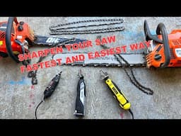 How to Sharpen Chainsaws the Easiest and Fastest Way