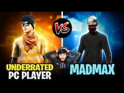 Madmax Vs Underrated Pc Player 🤯 on Live || Nonstop Gaming 🔥 Garena Free Fire 🎯