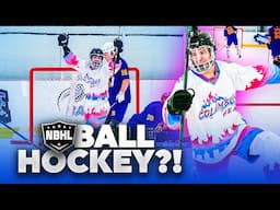 WE TRIED PLAYING IN A PRO BALL HOCKEY TOURNEY...*GONE WRONG*