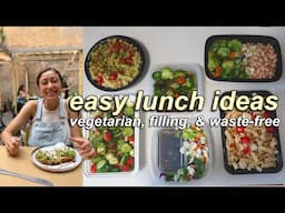 vegetarian lunches for work 🍱 meal prep with me for my 9-5