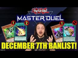 *NEW* YU-GI-OH! MASTER DUEL BANLIST!!! DECEMBER 7TH 2024! THEY BAN WHAT!?