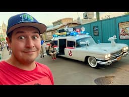 Ghostbusters ECTO 1 CAR RETURNS TO UNIVERSAL Florida - LAST DAY To Watch MEGA MOVIE PARADE