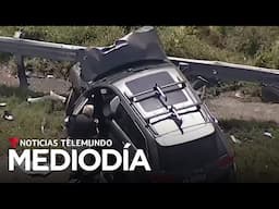 El accidente donde murieron dos policías pasó cuando un auto intentaba rebasar | Noticias Telemundo