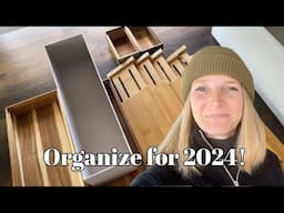 Minimalist organization solutions | Finally organizing my new house for 2024!