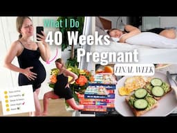 My Final Pregnancy Vlog - 40 Weeks Pregnant Vlog 🤰| Exercise, Reading, Relaxing | Kia Hazel