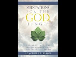 Read my new book: "Meditations for the God Hungry"