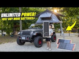 Going Completely OFF-GRID with Unlimited Power! Jackery 1000 PLUS