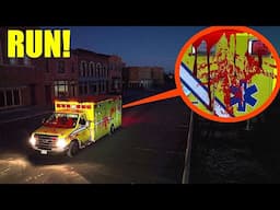 If you ever see this Ambulance with Blood all over it, Drive away fast! (It's a Trap)