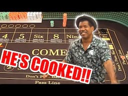 🔥THIS MAN GOT COOKED🔥 30 Roll Craps Challenge - WIN BIG or BUST #460