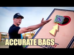 The SECRET to Throwing a FLAT and ACCURATE Bag!