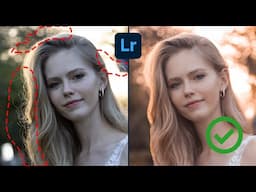 Easily Remove HAIR FLY AWAYS in Lightroom! NO PHOTOSHOP