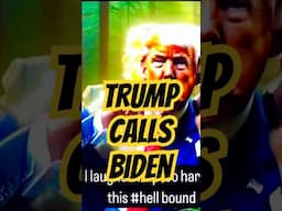 Donald Trump Calls Joe Biden #trump #trump2024 #biden #joerogan #joebiden #elonmusk #fyp #viralshort