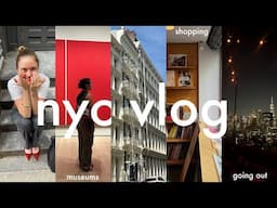 NYC VLOG: city strolls, shopping, girls night