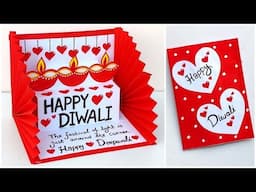 DIY Diwali Pop up card 2024 / Handmade Diwali greeting card / Diwali card ideas