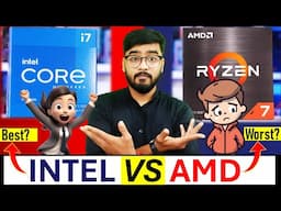 Intel Vs AMD Processors ? Which is Best | Intel Vs Ryzen #intelvsamd