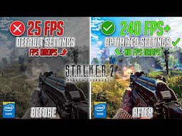 STALKER 2 - BEST PC SETTINGS to Fix Lags, Stutter and MAX FPS ✅