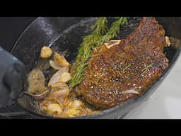 Steak And Garlic Mashed Potatoes For Dinner