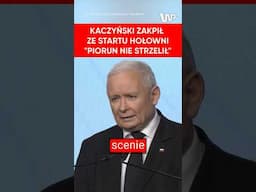 Kaczyński zadrwił ze startu Hołowni. "Piorun nie strzelił"