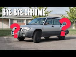 DIY Chrome Delete on my Subaru Forester (the DailyFoz gets sportier 🔥)