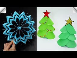 4 DIY christmas Easy paper crafts