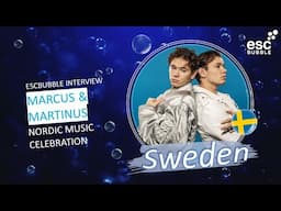 Marcus & Martinus - Unforgettable / Sweden Eurovision 2024 / Interview at Nordic Music Celebration