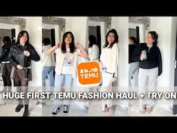 MY FIRST EVER TEMU FASHION HAUL! AUTUMN TRANSITION OUTFITS | AD