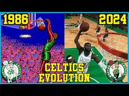 BOSTON CELTICS evolution in BASKETBALL VIDEO GAMES [1986 - 2024]