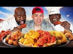 Black Chefs try the ENTIRE Korean Fried Chicken Menu