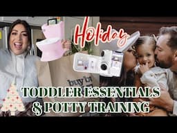 HOLIDAY Day in the Life: Toddler ESSENTIALS & POTTY TRAINING