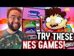 You should try these NES games (featuring TECH DWEEB!)