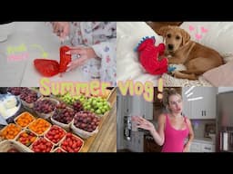 a summer day in my life | groceries, workout & lunch date