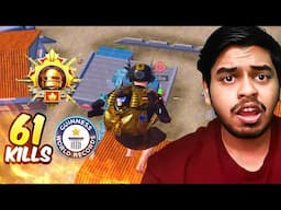 WORLD RECORD 61 KILLS HIGHEST in 1 Match CONQUEROR Trotz PUBG PUBG BEST Moments in PUBG Mobile