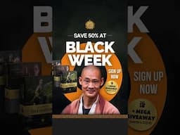 Our Black Week is starting soon with up to 50% discount on all online courses!