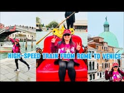 HIGH SPEED TRAIN FROM ROME TERMINI STATION TO VENICE SANTA LUCIA STATION