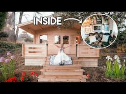 Inside my DREAM Log Cabin studio - IT'S AMAZING! Full Tour