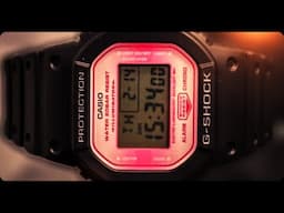 Casio G-Shock Sakura Storm Series Collection Classic Square Watch | DW5600TCB-1