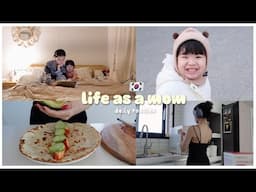 LIFE AS A MOM 🇰🇷 what i eat in a day + daily routine 🍁 | Erna Limdaugh