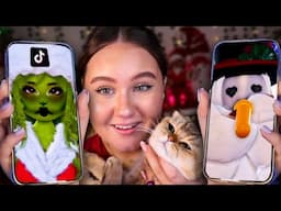 Testing VIRAL CHRISTMAS TIKTOK Outfit Hacks In Dress To IMPRESS...