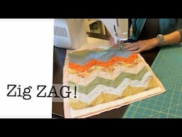 zig zag quilt HOW TO | small practice quilt