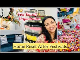 Post Diwali Home Reset| Storage Hacks for Diwali Decoration|Home Organisation, Puja Flower Havan Cup