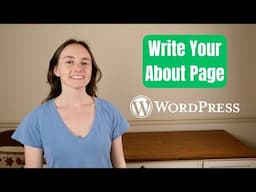 How To Edit The About Page