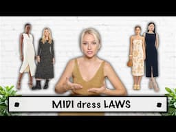 Why you don't like MIDI dresses on you