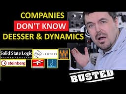 They Don't Know Compression in Deesser - SSL, Izotope, Steinberg, Waves