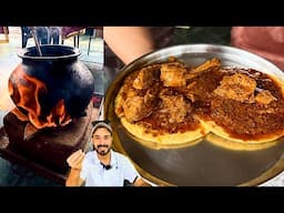 मिट्टी की बड़ी मटकी में चूल्हे पर बना 3KG CHICKEN MASALA🔥Udaipur का HANDI CHULHA CHICKEN RECIPE