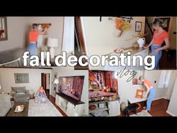 🍂DECORATING FOR FALL🍂 Decorate my house for fall with me + healthy pumpkin spice coffee recipe!