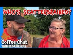 WHO'S SCATTERBRAINED? tiny house, homesteading, cabin build, DIY HOW TO sawmill tractor tiny cabin