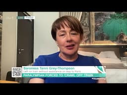 Tanni Grey-Thompson (Former Paralympian) Left To ‘Crawl’ Off A Train On This Morning [28.08.2024]