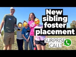 FIRST MONTH with a new SIBLING GROUP FOSTER PLACEMENT