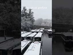 An impossibly good day. #canal #snow #winter #frozen #canalboat #pub #wales #wrexham #narrowboat