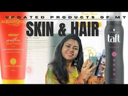 My updated skin and hair care products🎀| korean skin care products for glass skin💎|Must try products